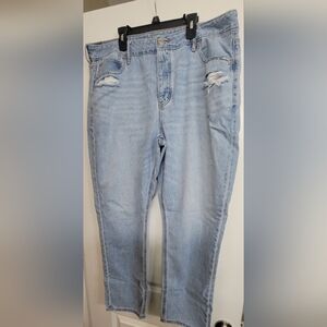 AE Distressed Straight Leg Jeans- Size 16
